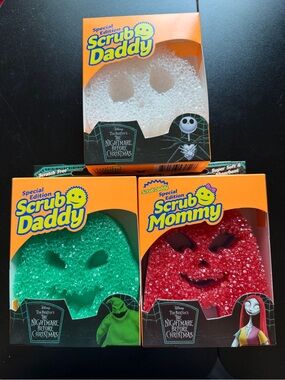 3 New Scrub Daddy Mommy Special Nightmare Bfre Christmas Sally Jack Oogie Boogie